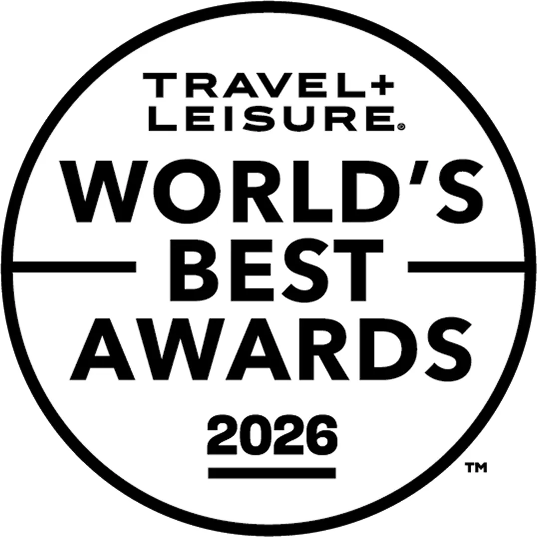Official logo for the Travel + Leisure World's Best Awards 2026.