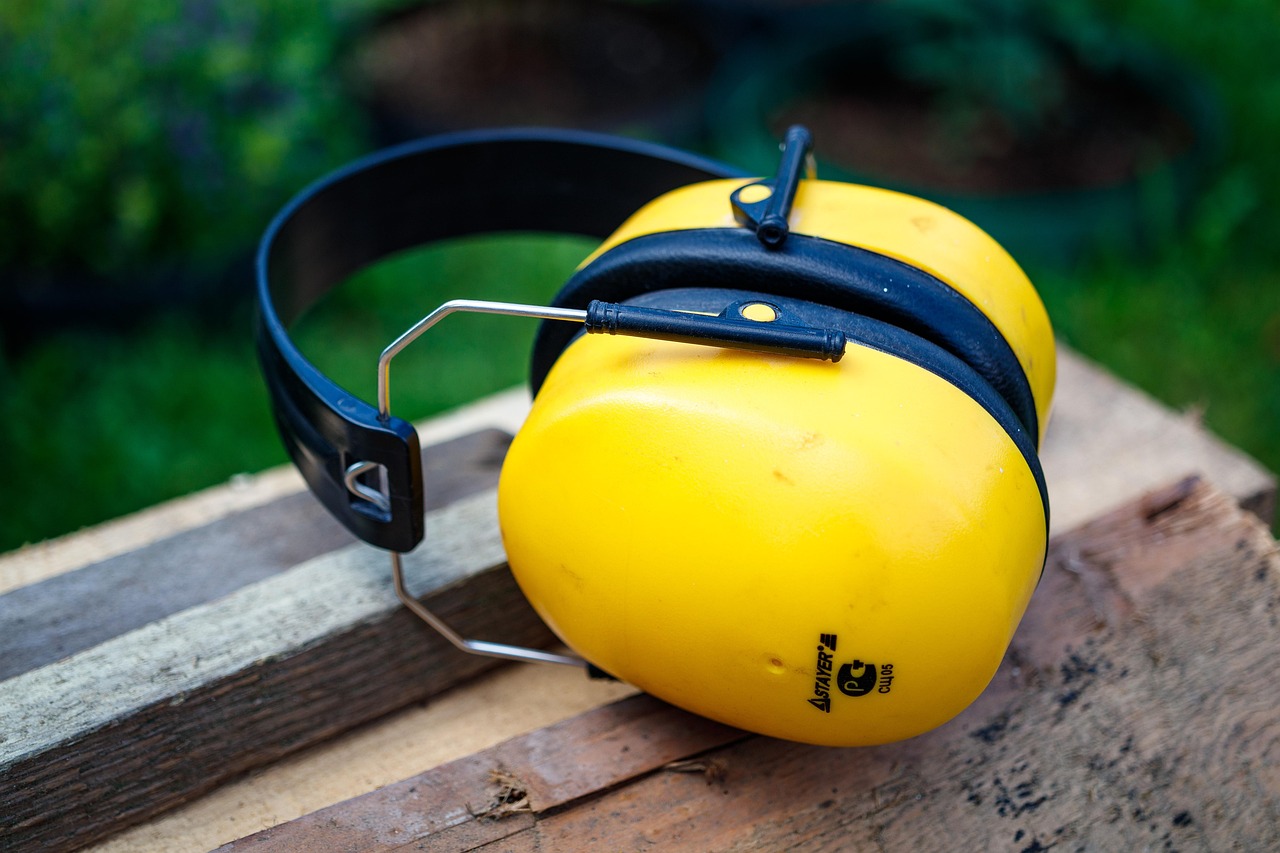 A pair of high-quality noise-reducing earplugs on a clean surface.
