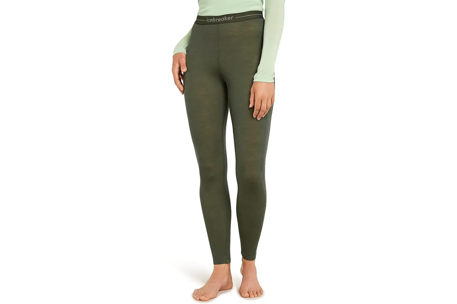 Icebreaker Women's Merino 175 Everyday Thermal Leggings in a sleek black finish.